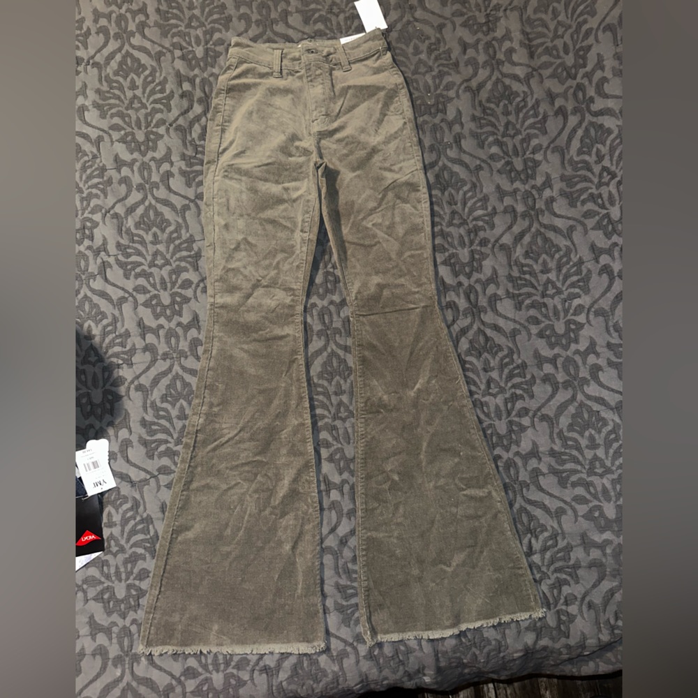 Green bell bottoms